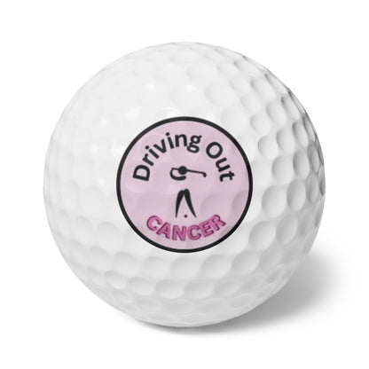 Driving Out Cancer, Cancer Golf Ball, Golf Game, Cancer Survivor Golf Gift, Charity Golf Ball, Inspiration Golf Ball, Golf Tournament Gift