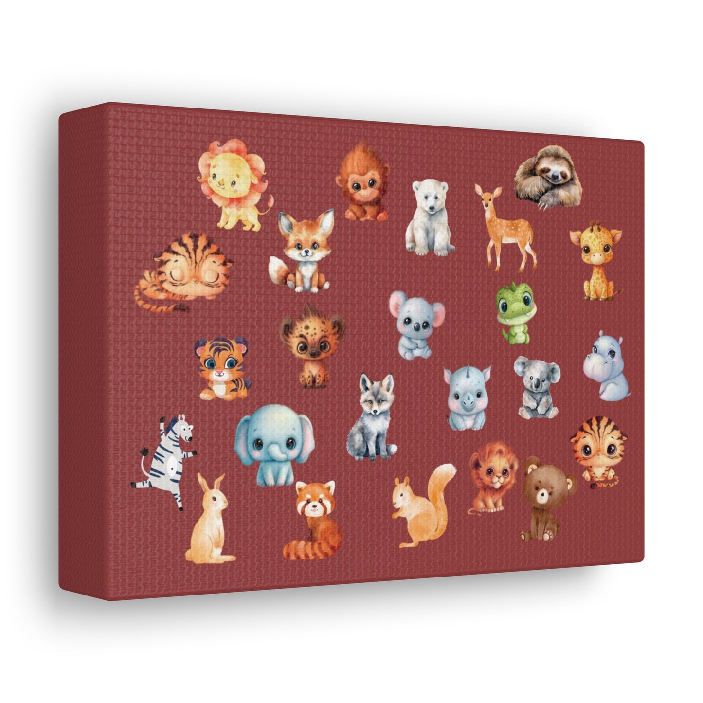 Assorted Baby Animal Wall Canvas