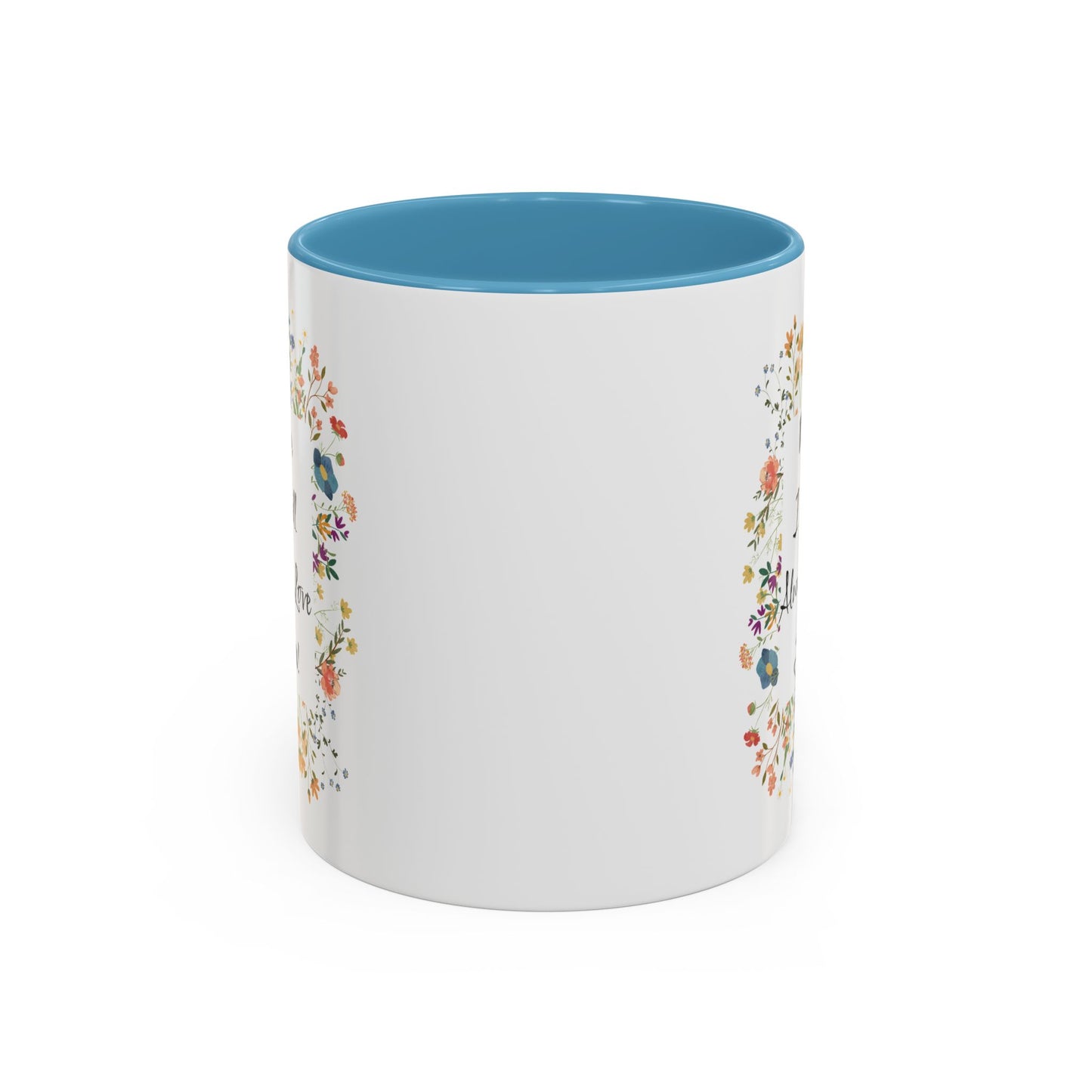 Mom Love Mug, Cottagecore Tea Accent Cup, Wildflower Accent Coffee Mug, Mom Love Accent Mug, Mother's Accent Coffee Mug, Message To Mom Mug.