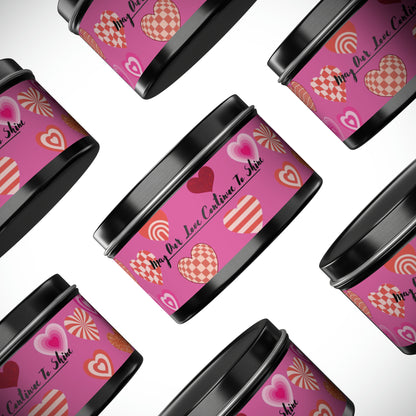 Love Themed Scented Tin Candles