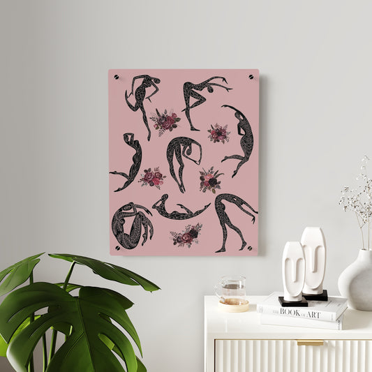 Contortionist Lady Dancers Acrylic Wall Art