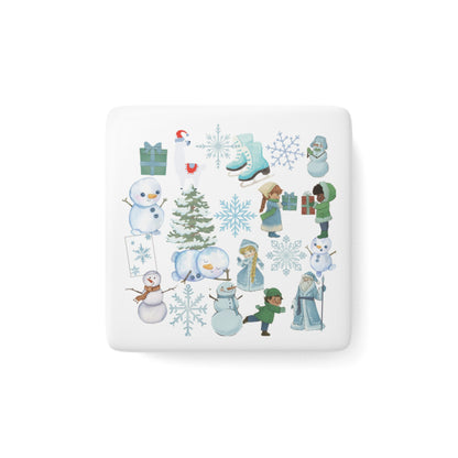 Holiday Porcelain Magnet