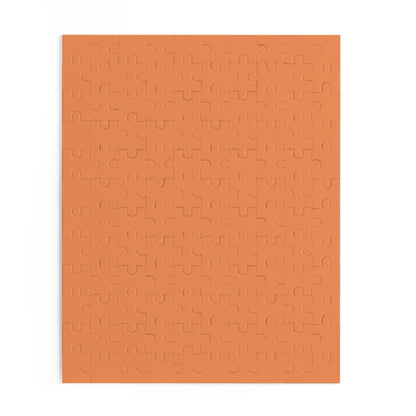 Solid Color Jigsaw Puzzle, Expert Puzzle Challenge, Single Color Jigsaw Puzzle, Minimalist Orange Puzzle, Tricky Adult Puzzle, Impossible Jigsaw Puzzle, Orange Brain Teaser, Challenge Puzzle