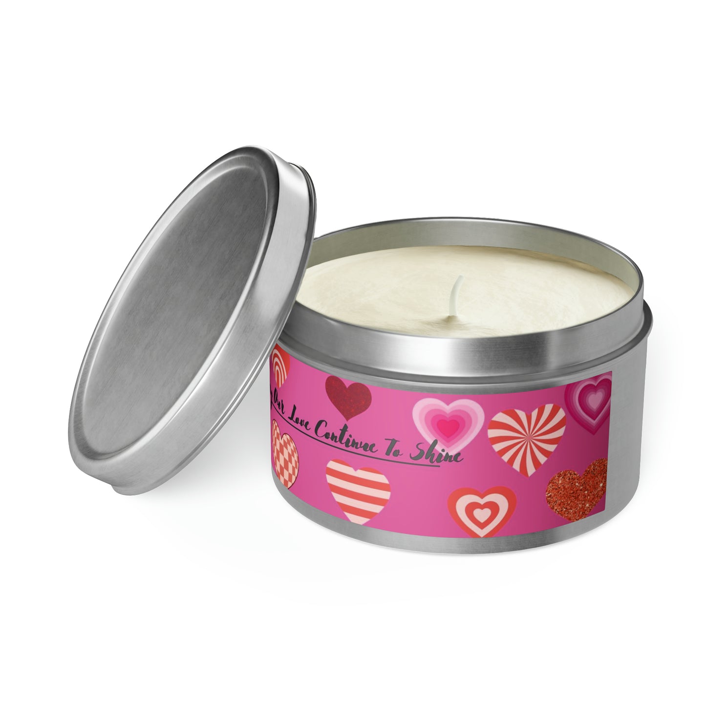 Love Themed Scented Tin Candles