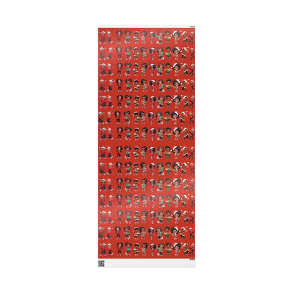 Afrocentric Holiday Paper, Cultural Christmas Wrapping Paper, Diverse Wrapping Paper, African American Christmas Wrapping Paper, Cultural Gift Wrap, Afrocentric Wrap, Children Christmas Wrapping Paper, Ethnic Gift Wrap