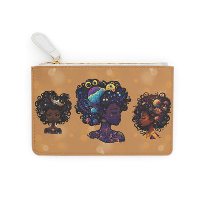 Mini Afro American Woman Enchanting Clutch Pouch