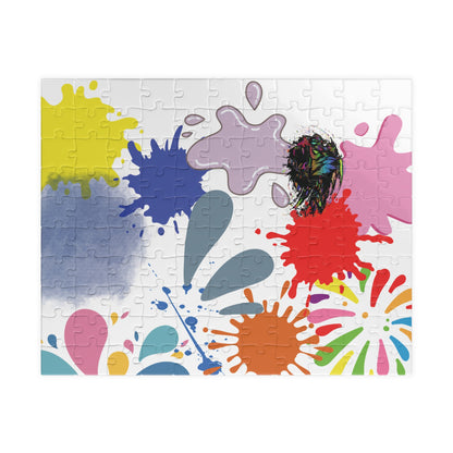 Splash Of Color Puzzle, Trauma Puzzle, Splatter Art Puzzle, Paint Splatter Puzzle, Confetti Puzzle, Abstract Jigsaw Puzzle,   Vibrant Puzzle