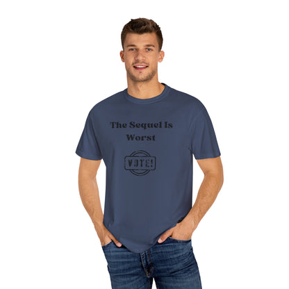 The Sequel Is Worst Shirt, Social Democratic Shirt, Political Slogan Shirt, Election Season Tee, Humorous Political Shirt, Elephant Graphic Shirt,