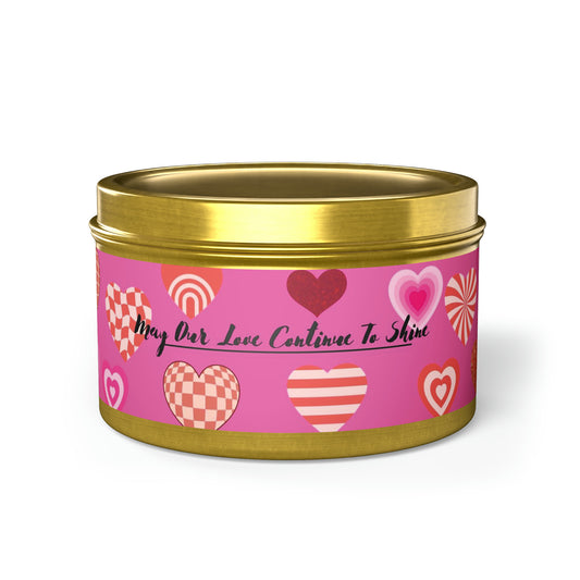 Love Themed Scented Tin Candles