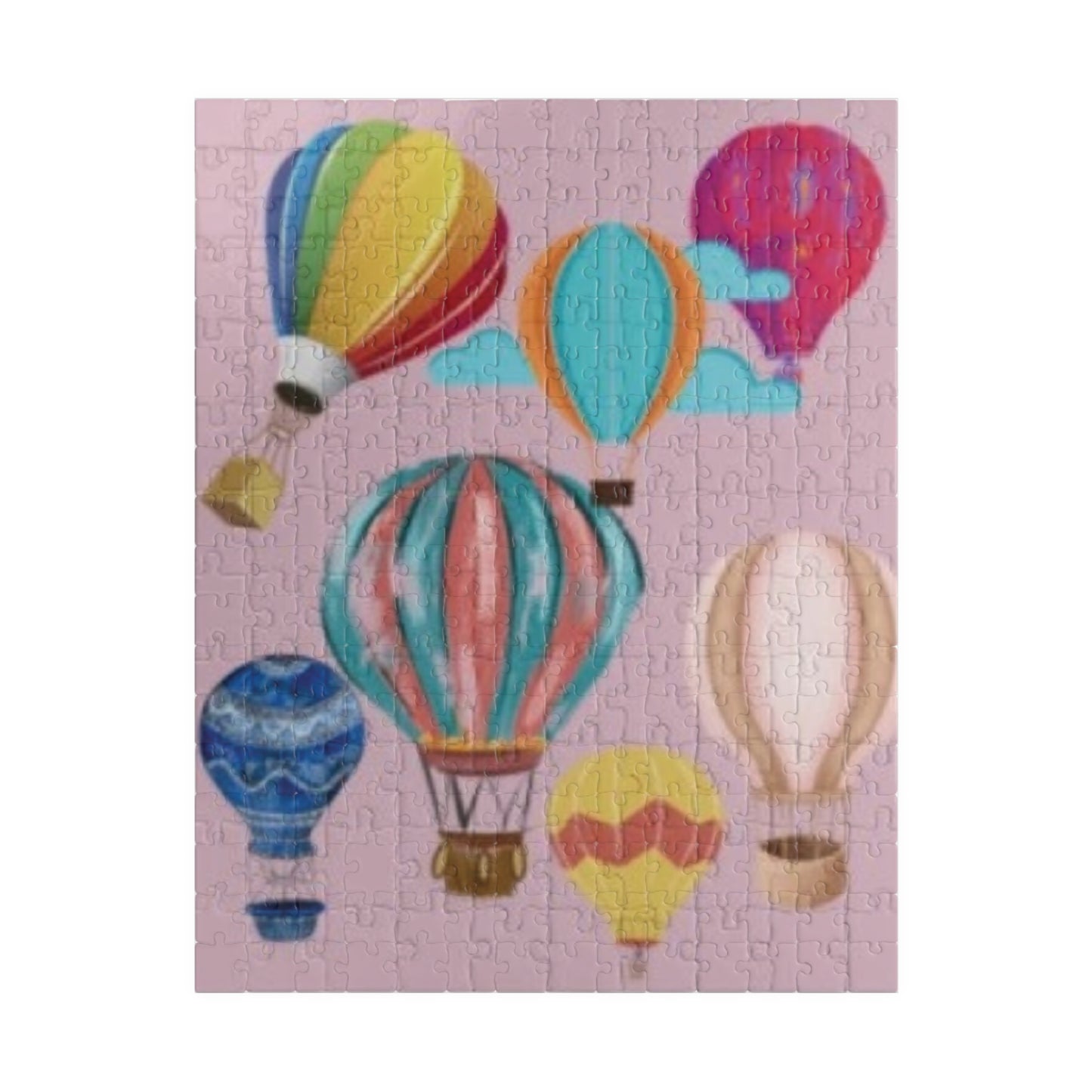 Kids Balloon Puzzle, Balloon Jigsaw Puzzle, Hot Air Balloon Puzzle, Hot Air Balloon Festival, Whimsical Puzzle, Relaxation Puzzle