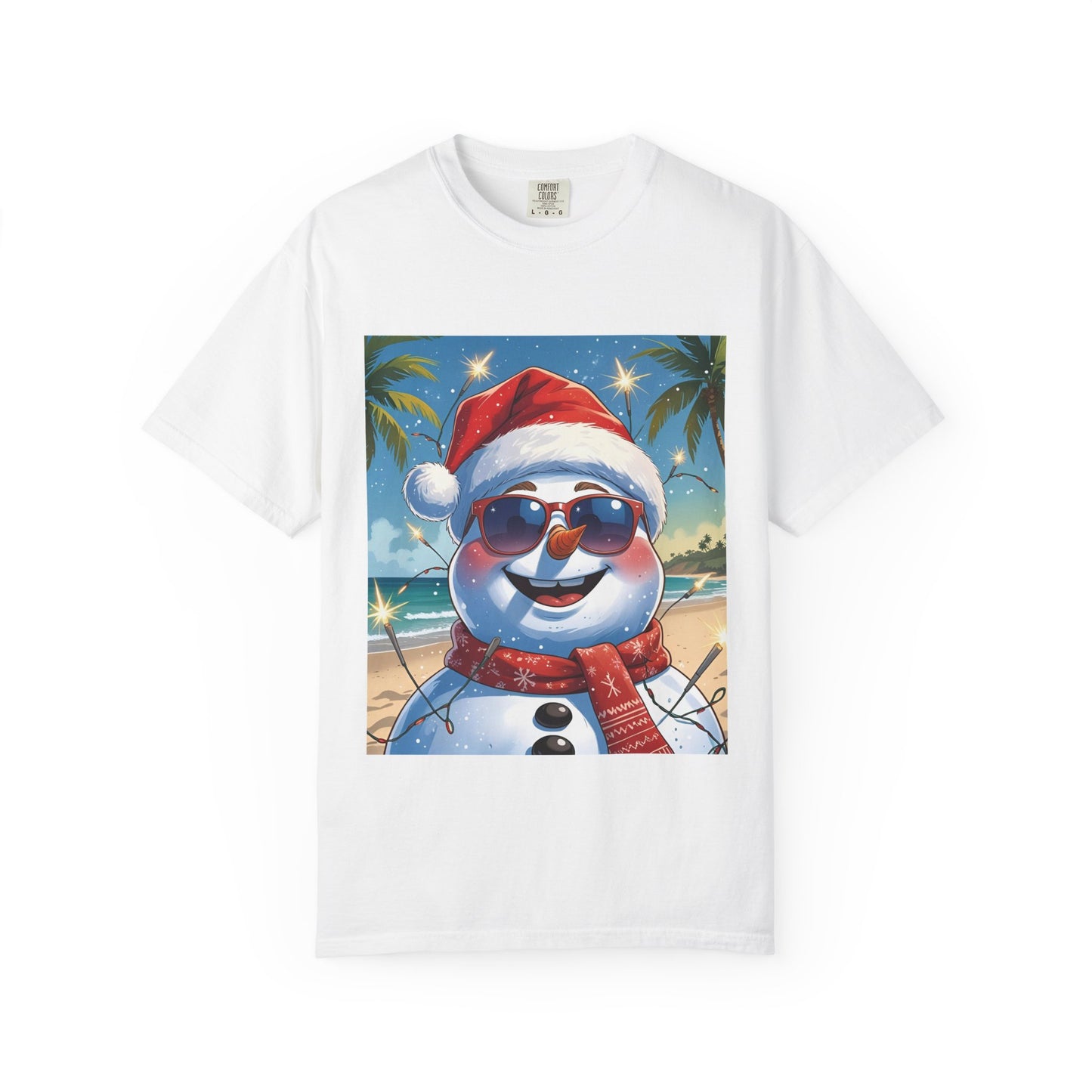 Beach Snowman Tee, Cool Snowman Summer Tee, Merry Snowman Beach Tee, Sunny Snowman Shirt, Snowman On Beach Tee, Snowman In Sunglasses Shirt, Snowman Summer Tee, Snowman In July Tee, Summer Xmas Tee,