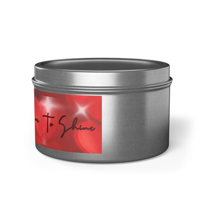 May Our Love Continue To Shine, Romantic Scented Candle in Tin | Valentine's Gift, Anniversary, Couple Keepsake