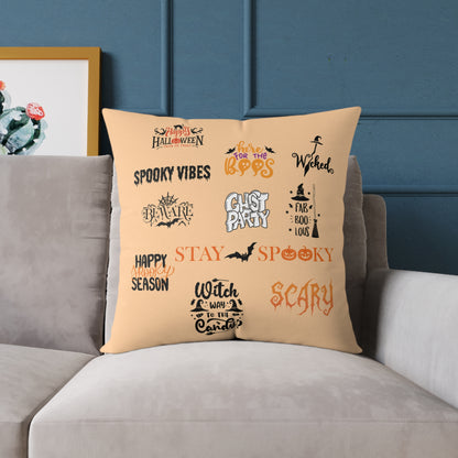 Halloween Phase Pillow, Halloween Quote Pillow, Festive Halloween Pillow, Halloween Deco Pillow, Halloween Couch Pillow,