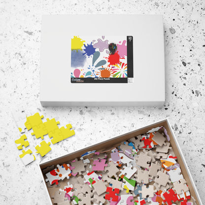 Splash Of Color Puzzle, Trauma Puzzle, Splatter Art Puzzle, Paint Splatter Puzzle, Confetti Puzzle, Abstract Jigsaw Puzzle,   Vibrant Puzzle