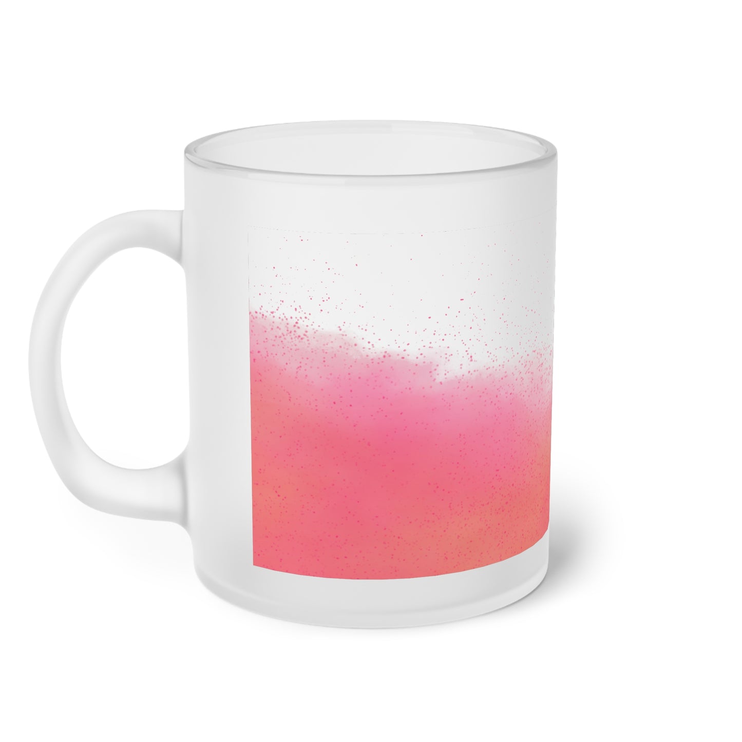 Frosted Glass Mug, mug, drink, cup, decorative mug, gift, see through, fun mug