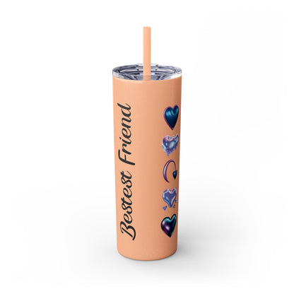 Bestest Friend Skinny Tumbler