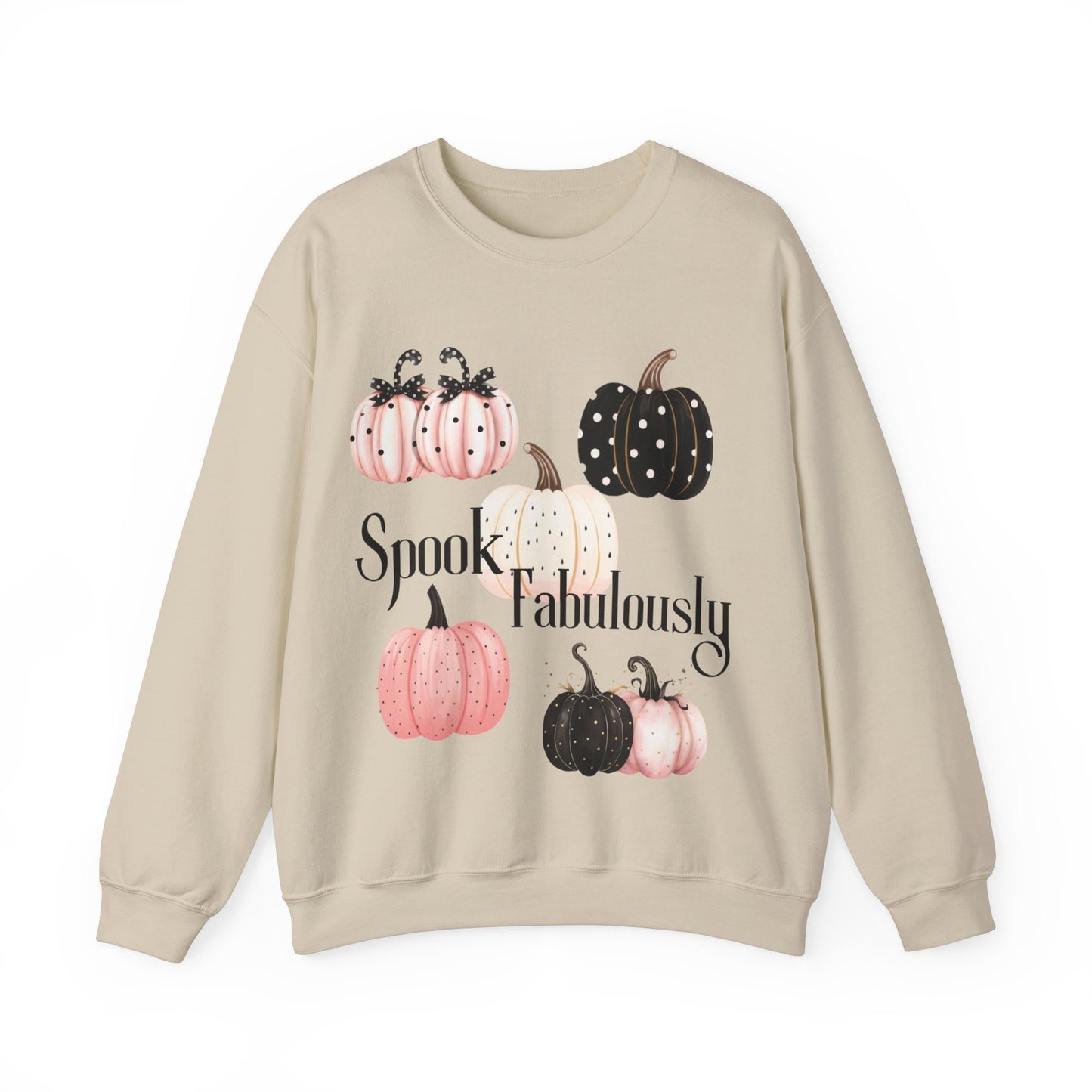 Spook Fabulously Halloween Sweatshirt, Halloween Pumpkin Sweatshirt, Fall Pumpkin Crewneck, Spooky Season Sweatshirt, Cozy Halloween Clothing, Vintage Halloween Sweatshirt, Autumn Pumpkin Sweatshirt, Jack O Lantern Sweatshirt