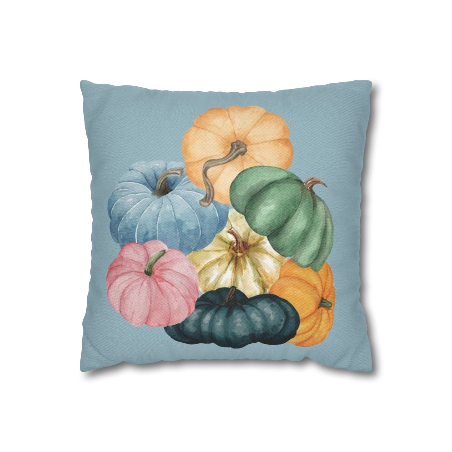 Harvest Pumpkin Pillowcase, Pumpkin Patch Pillow Cover, Halloween Pumpkin Pillowcase, Pumpkin Watercolor Pillow Cover, Pumpkin Pillowcase