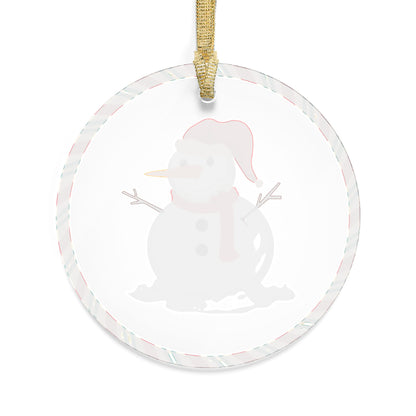 Jolly Festive Snowman Ornament, Jolly Snowman Ornament, Snowman Christmas Tree Ornament, Acrylic Snowman Decoration, Acrylic Snowman Ornament