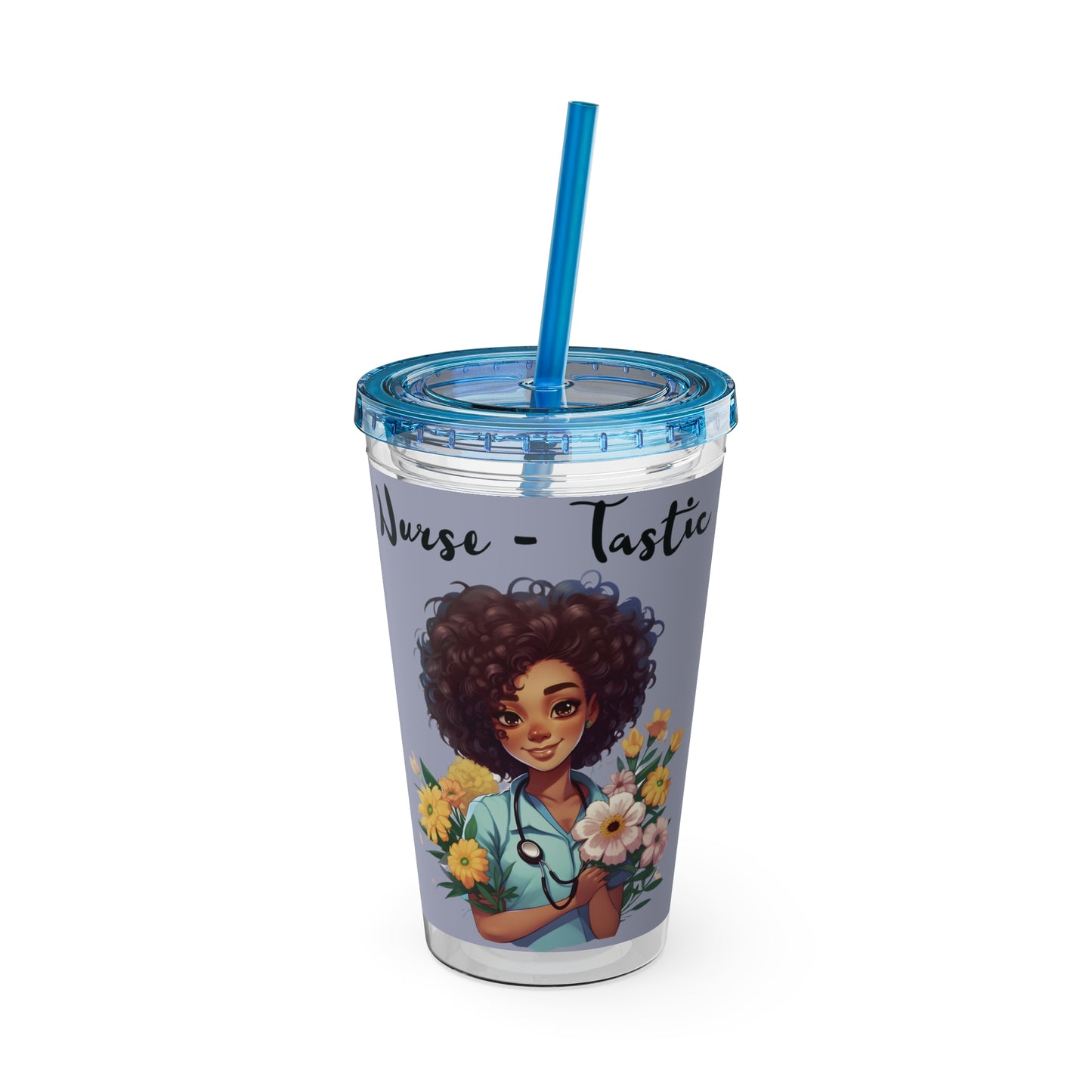 Sunsplash Tumbler with Straw, 16oz