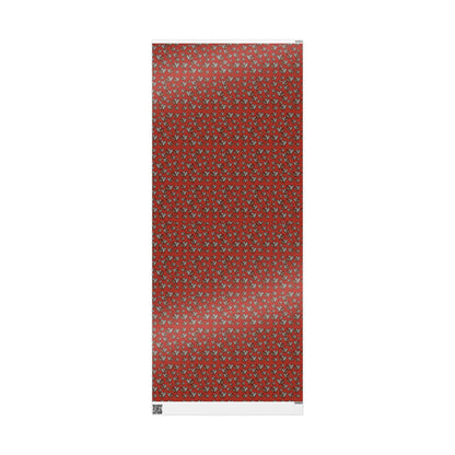 Copy of Valentine Heart Leopard Wrapping Paper — Romantic Animal Print Gift Wrap