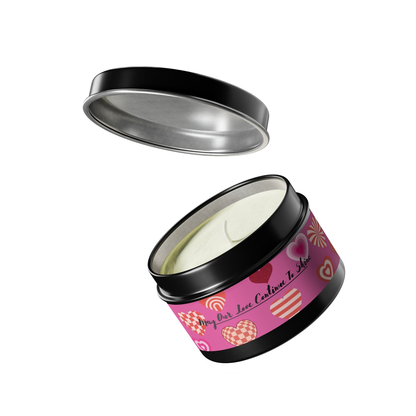 Love Themed Scented Tin Candles