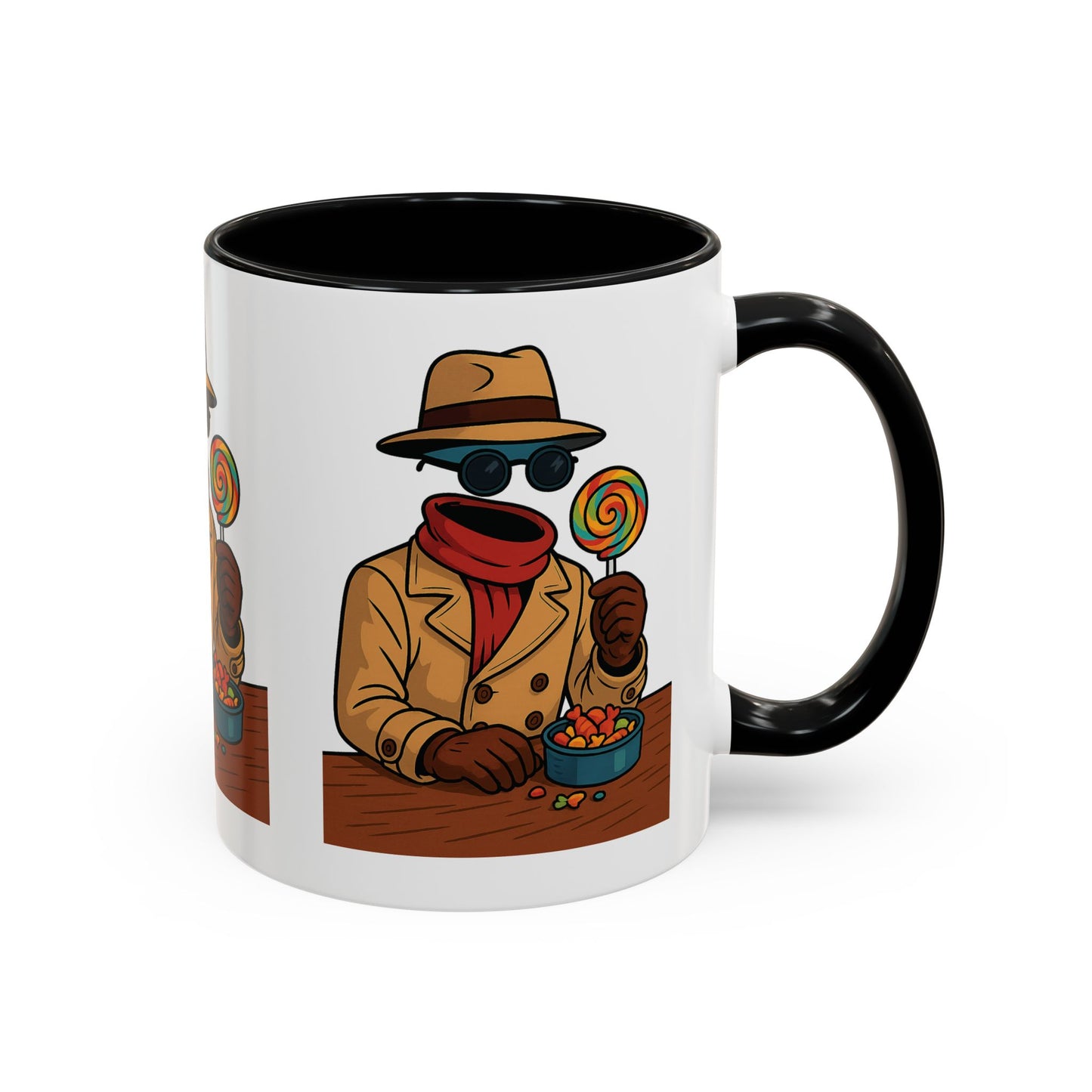 Invisible Man Mug, Detective Style Cup, Mystery Man Coffee Cup, Horror Movie Inspired Mug, Monster Movie Cup, Horror Fan Mug, Literary Mug