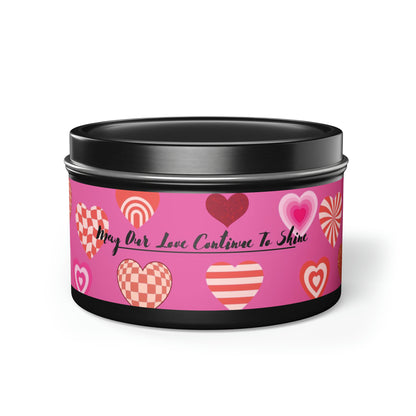 Love Themed Scented Tin Candles