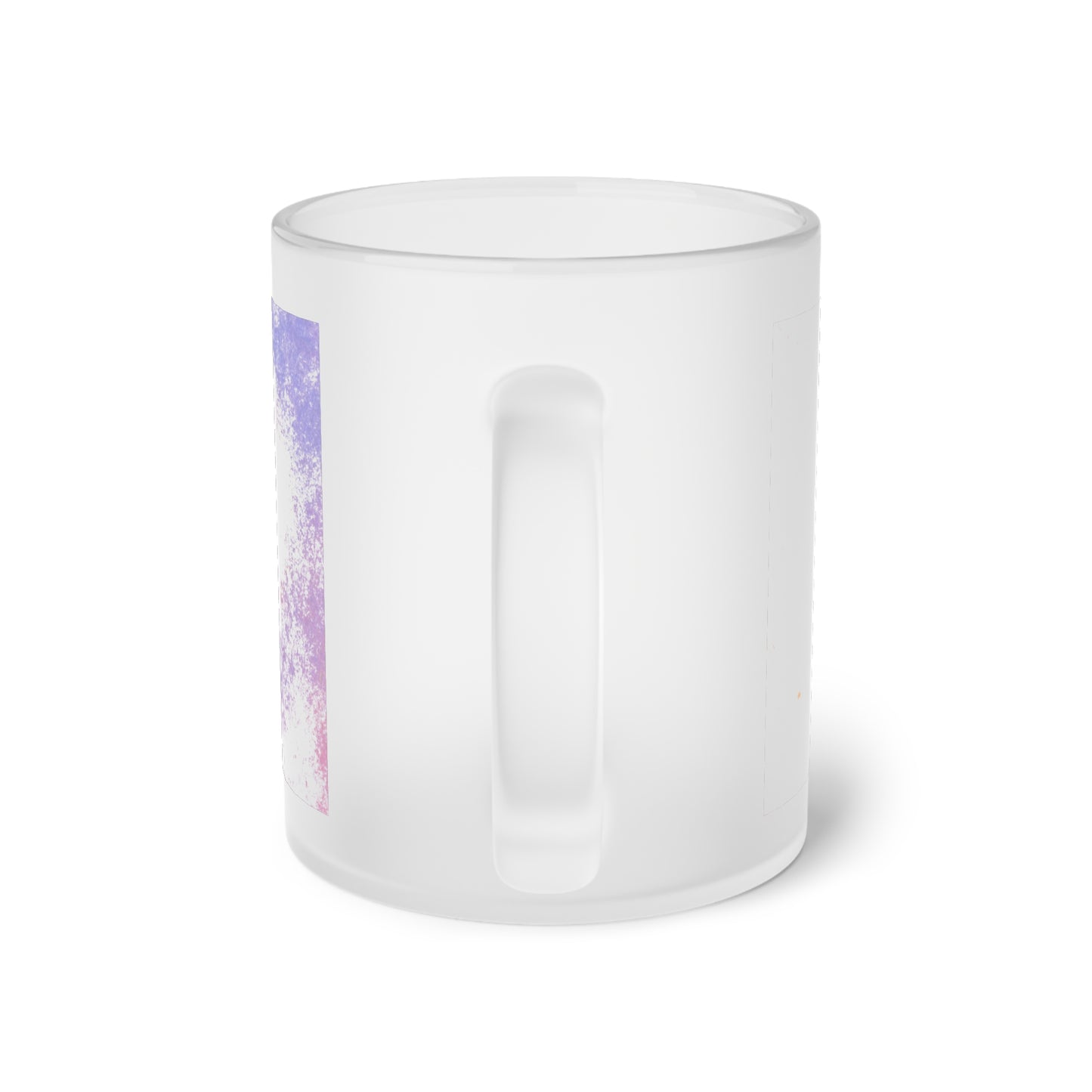 Frosted Glass Mug, kitchen, drink, mug, decorative mug, cup, fun mug, gift, see through mug