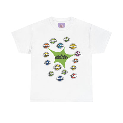 Comic Book Mom Tee, Super Mom Comic Tee, Mom Pop Art T Shirt, Action Bubble Shirt, Mom Comic Tee, Mother's Day Word Tee, Mom Word Tee.