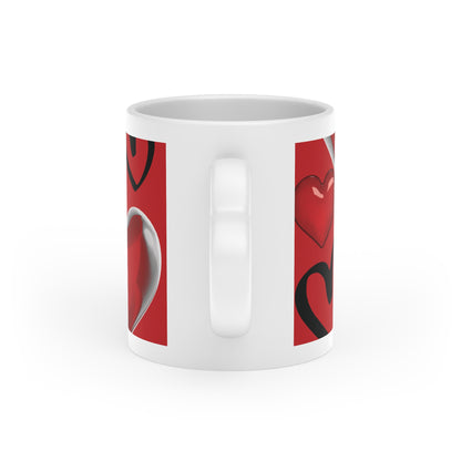 Red Heart Mug