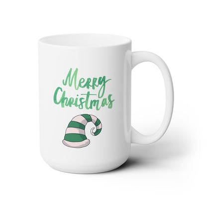 Merry Christmas Santa Hat Mug, Holiday Hat Coffee Mug, Xmas Santa Hat Mug, Santa Hat Coffee Mug, Holiday Santa Hat Mug, 15 Oz Santa Hat Mug.