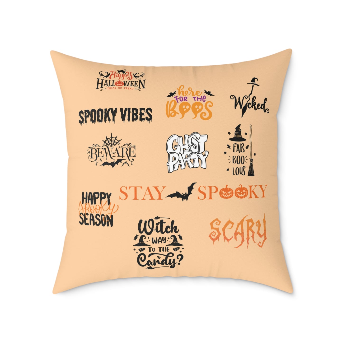 Halloween Phase Pillow, Halloween Quote Pillow, Festive Halloween Pillow, Halloween Deco Pillow, Halloween Couch Pillow,