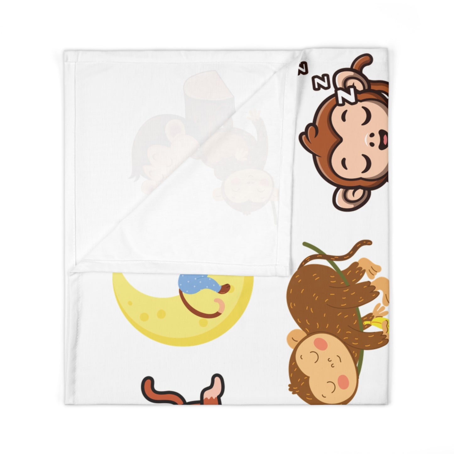 Monkey Baby Blanket, Monkey Swaddle Blanket,  Blanket, Monkey Baby Swaddle, Nursery Monkey Blanket, Baby Monkey Blanket, Cozy Monkey Blanket