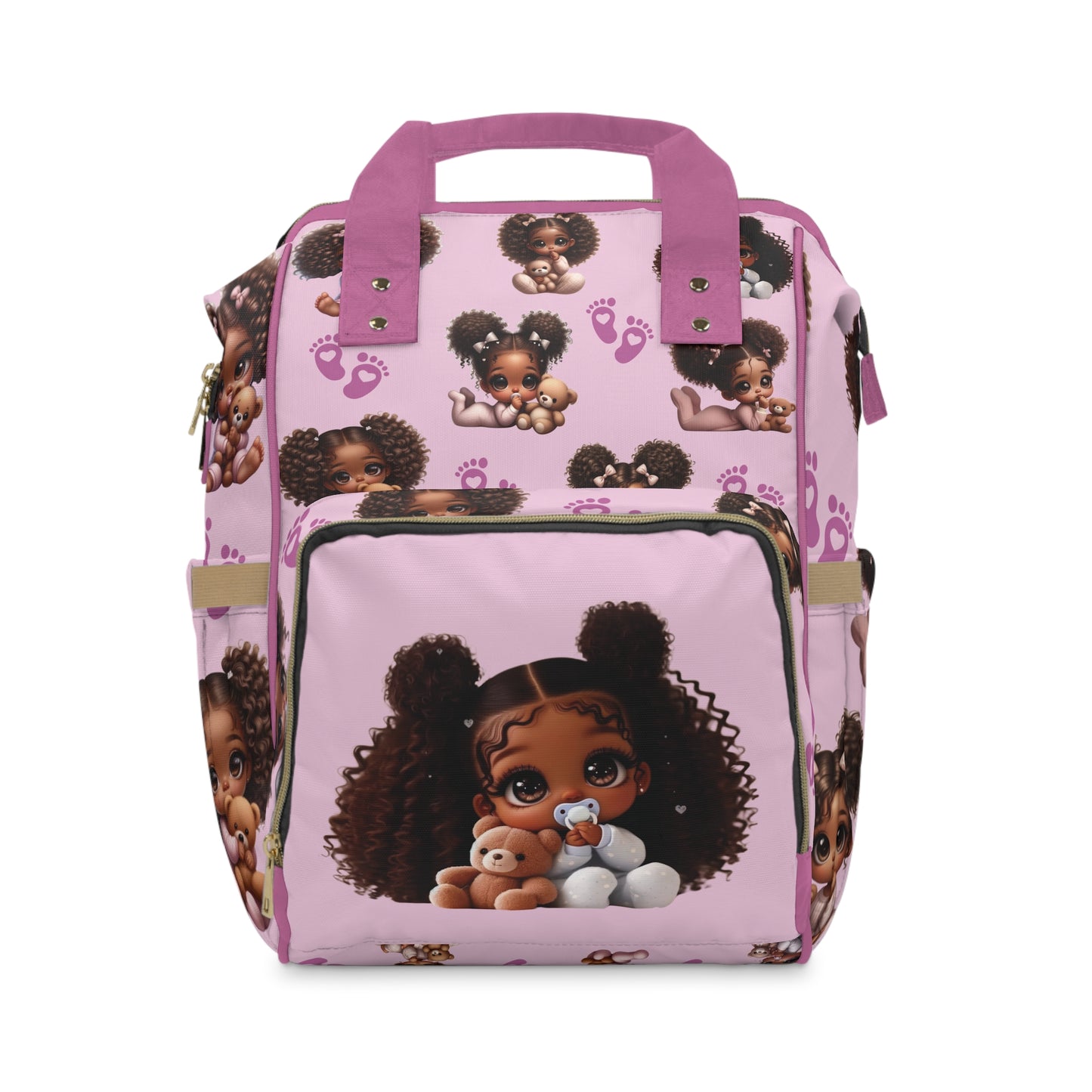 Multifunctional Baby Girl Diaper Backpack