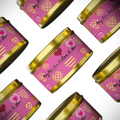 Love Themed Scented Tin Candles