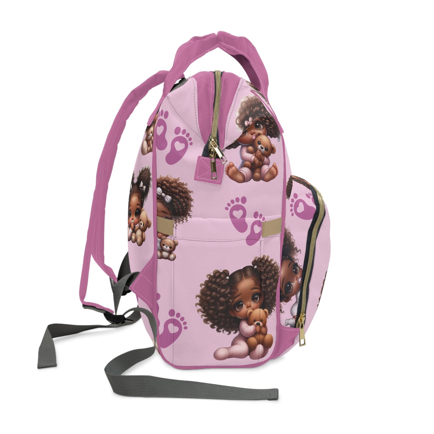 Multifunctional Baby Girl Diaper Backpack