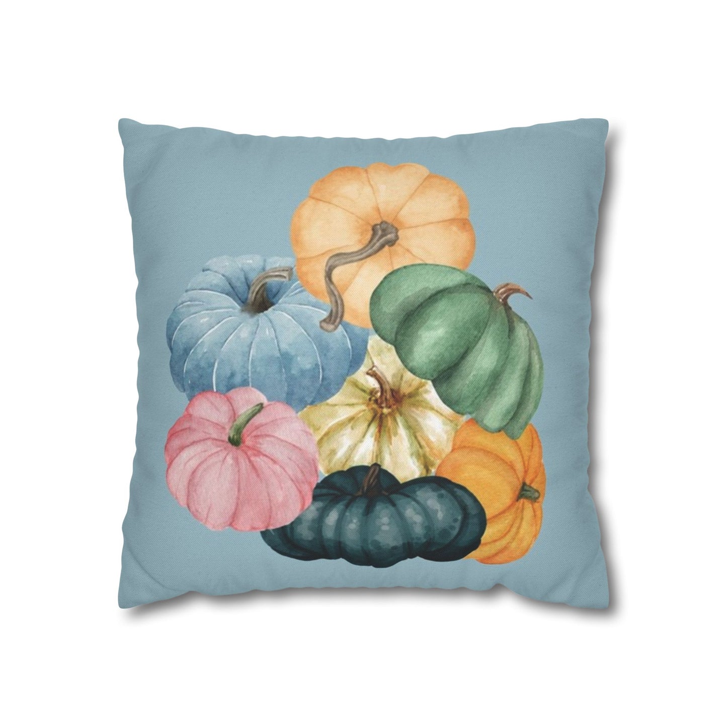 Harvest Pumpkin Pillowcase, Pumpkin Patch Pillow Cover, Halloween Pumpkin Pillowcase, Pumpkin Watercolor Pillow Cover, Pumpkin Pillowcase