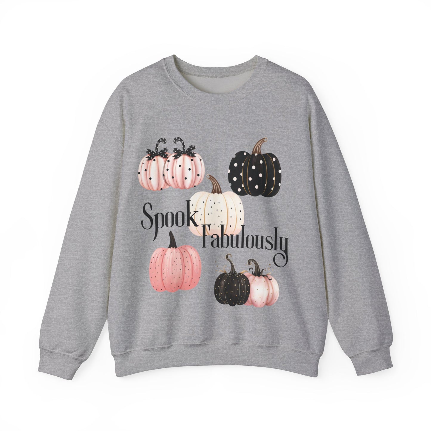 Spook Fabulously Halloween Sweatshirt, Halloween Pumpkin Sweatshirt, Fall Pumpkin Crewneck, Spooky Season Sweatshirt, Cozy Halloween Clothing, Vintage Halloween Sweatshirt, Autumn Pumpkin Sweatshirt, Jack O Lantern Sweatshirt