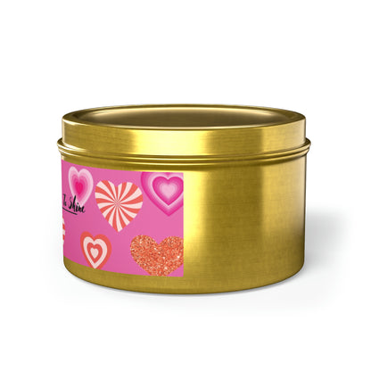 Love Themed Scented Tin Candles
