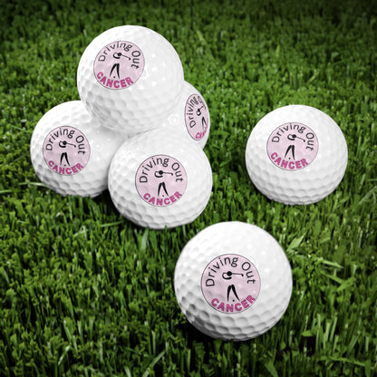 Driving Out Cancer Golf Ball, Cancer Survivor Golf Gift,Charity Golf Ball, Inspirational Golf Ball, Golf Tournament Gift, Golf Wedding Favor