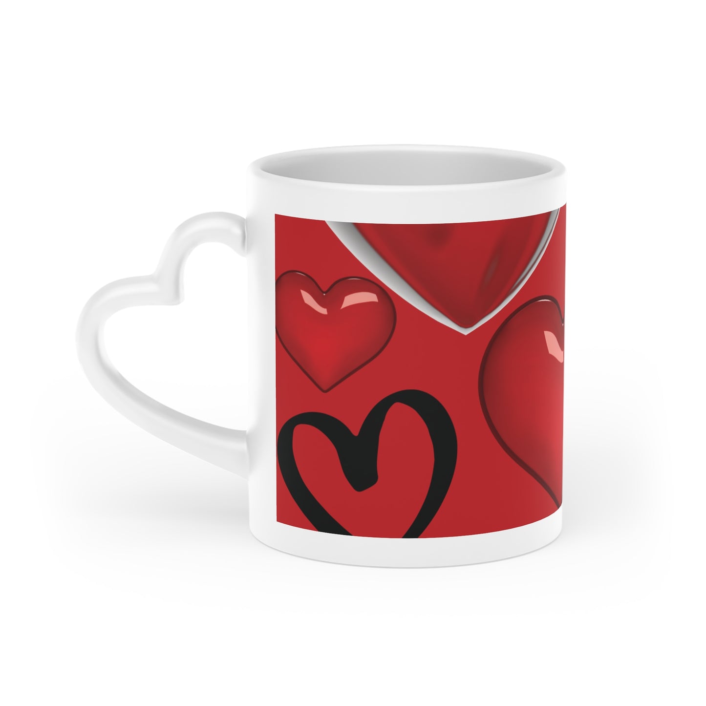 Red Heart Mug