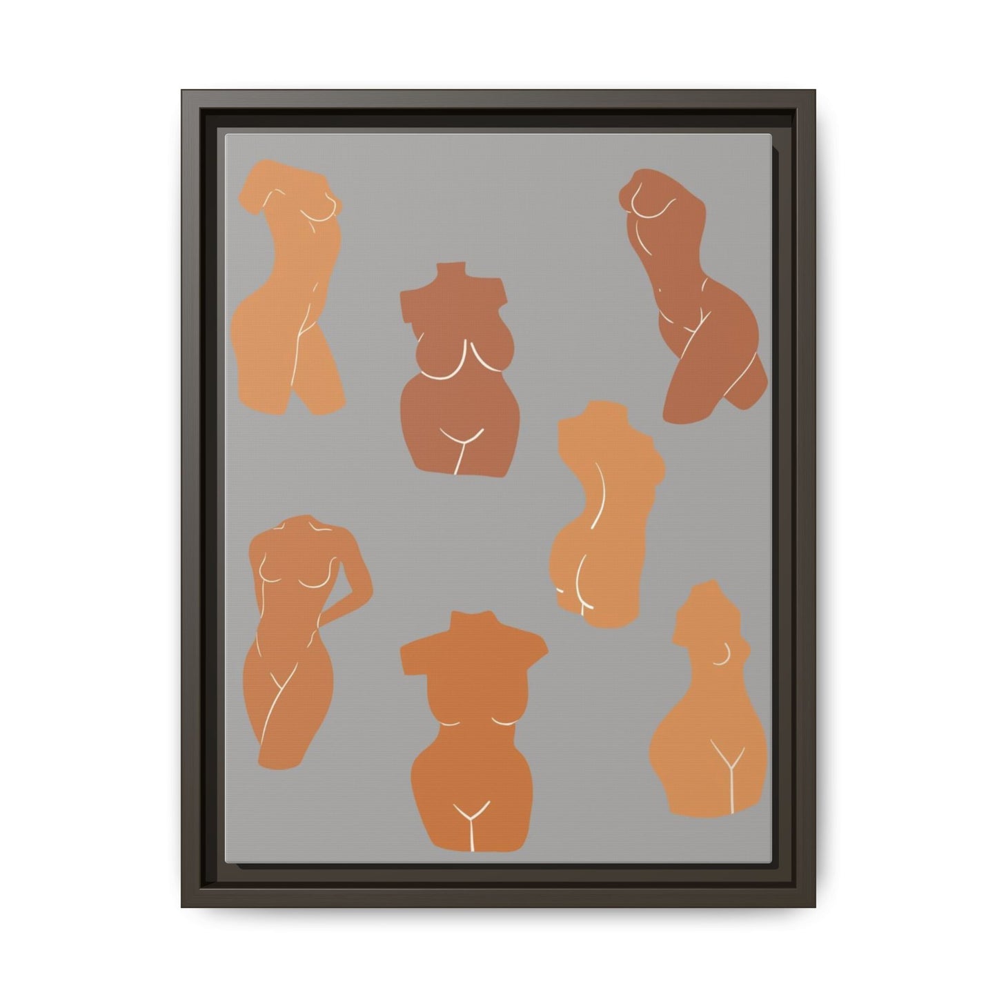 Abstract Female Body Line Art Print Feminine Body Shapes Wall Art Minimalist Woman Form Illustration Boho Nude Figure Decor