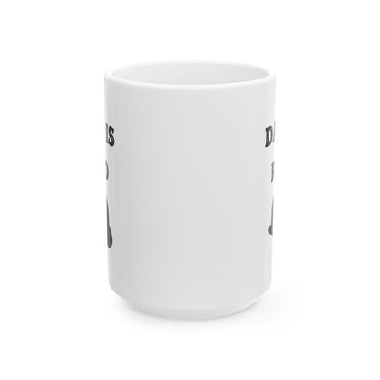 Fathers Dad Is Rad Coffee Mug, Best Dad Is Rad Mug, Best Dad Rad Mug, Hat Design On Dad Mug, Dad Coffee Mug With Hat. My Dad Is Rad Mug.