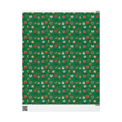 Christmas Wrapping Paper, Xmas Wrap, Festive Holiday Gift Wrap, Personalized Decorative Paper, Fun Gift Wrap, Custom Xmas Wrapping