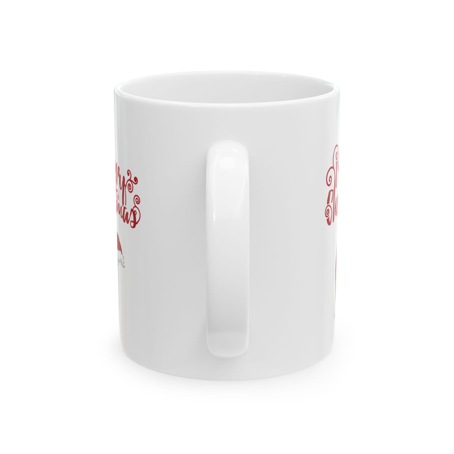Merry Christmas Santa Hat Mug, Holiday Hat Coffee Mug, Xmas Santa Hat Mug, Santa Hat Coffee Mug, Holiday Santa Hat Mug, Red Hat Mug.