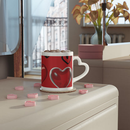 Red Heart Mug