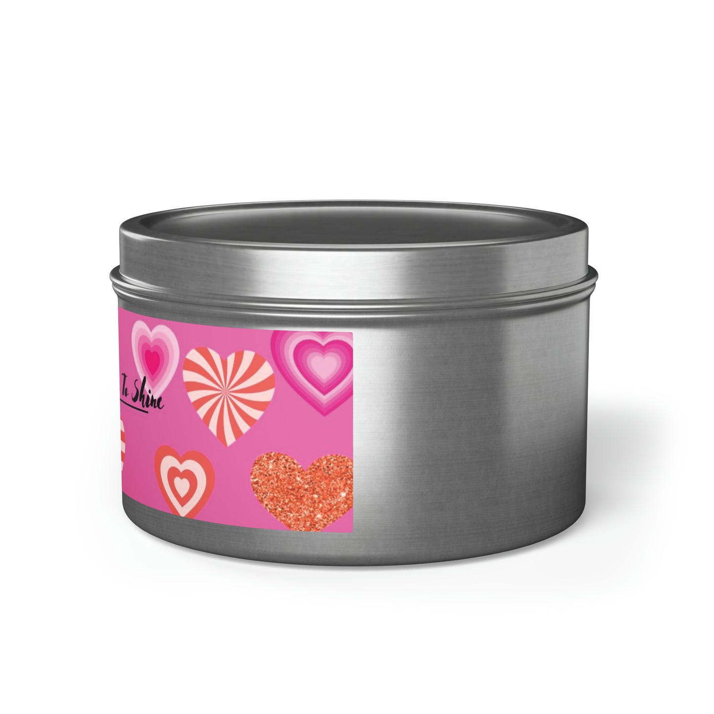 Love Themed Scented Tin Candles