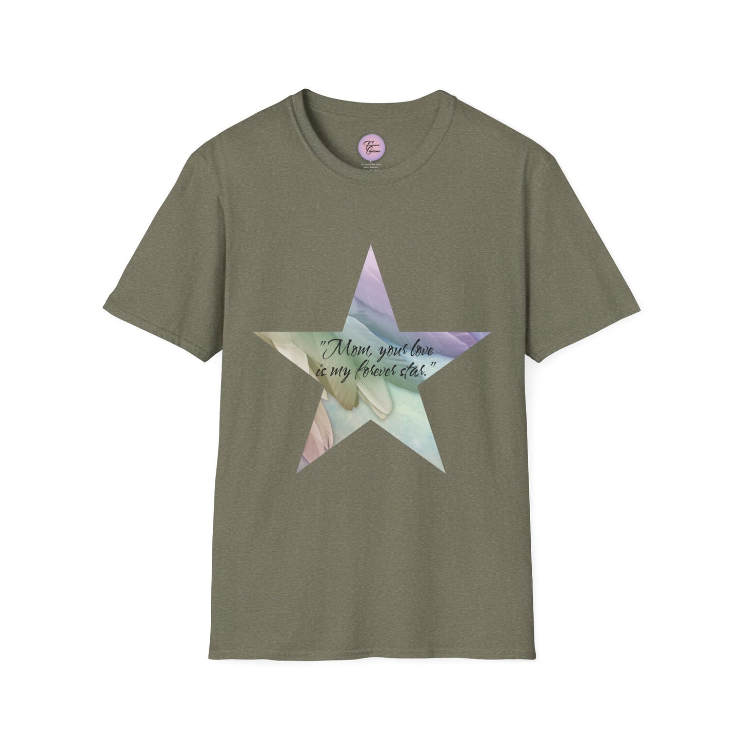 Mothers Sympathy Shirt, Mom Tribute Shirt, Mom Remembrance Shirt, Mothers Day Memorial Shirt, Angel Wings Shirt, Mother's Love Quote Shirt