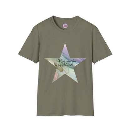 Mothers Sympathy Shirt, Mom Tribute Shirt, Mom Remembrance Shirt, Mothers Day Memorial Shirt, Angel Wings Shirt, Mother's Love Quote Shirt